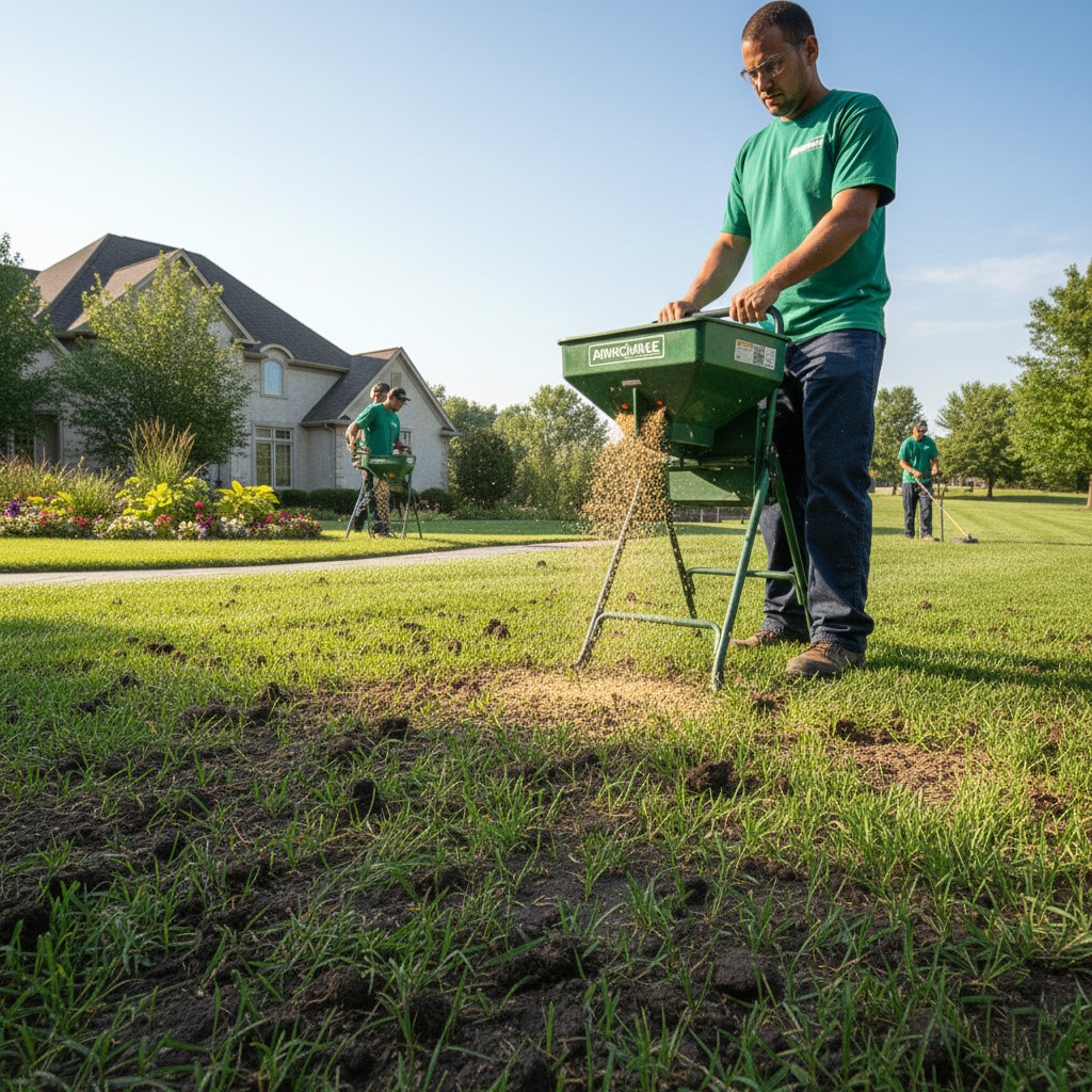 Our professional lawn care team