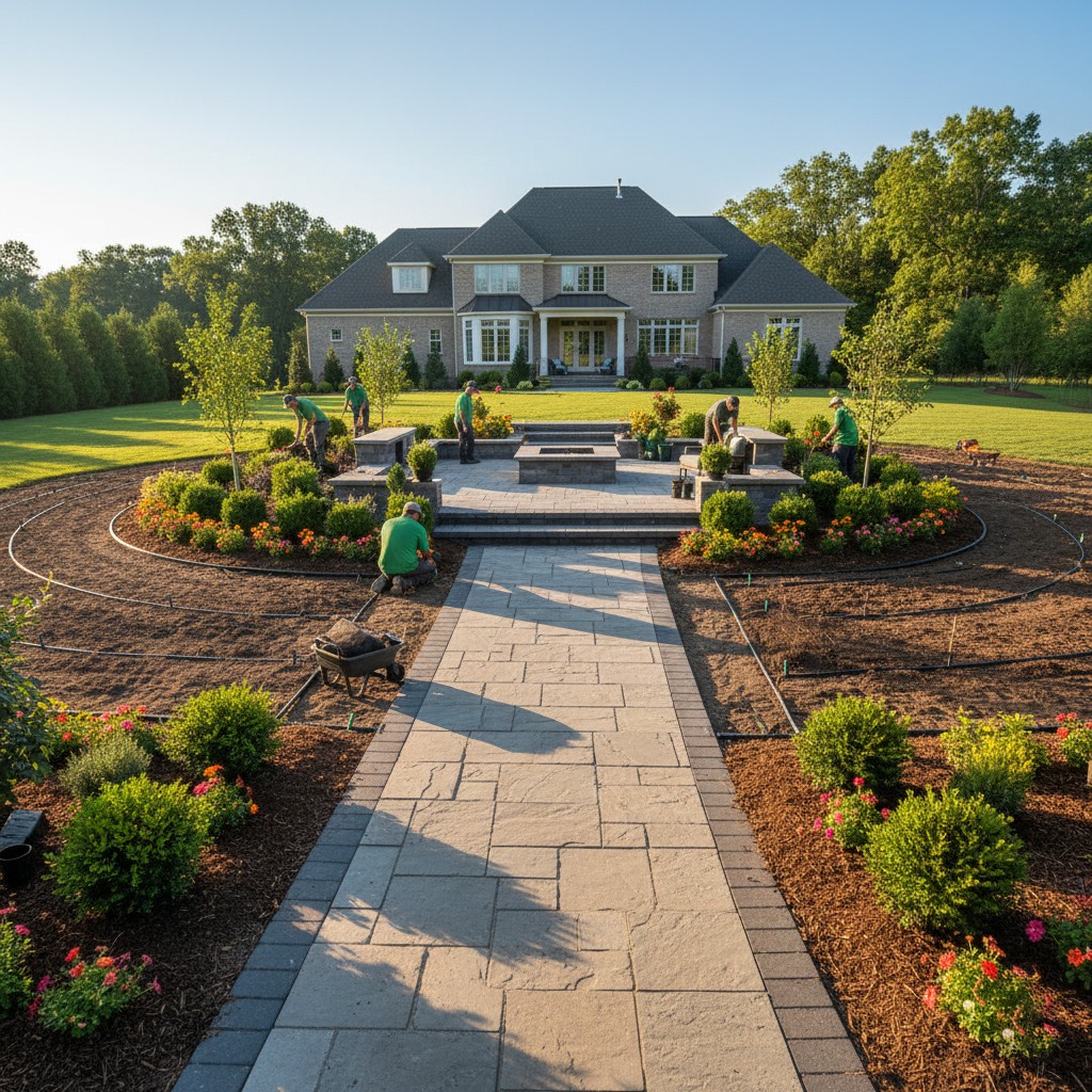Professional landscaping design and installation